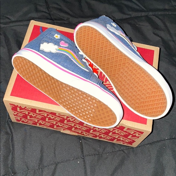 Vans Sk8-Hi Zip Rainbow Shoes Toddler Girls US 10 - Picture 6 of 8